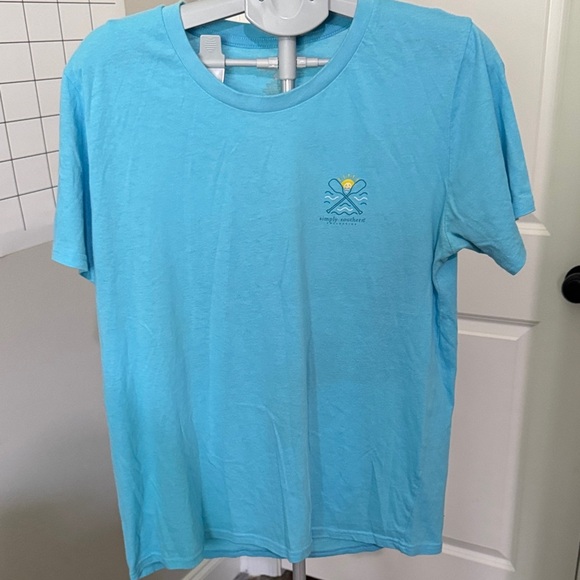 Simply Southern Aqua Lake Scene Tee - Picture 2 of 4